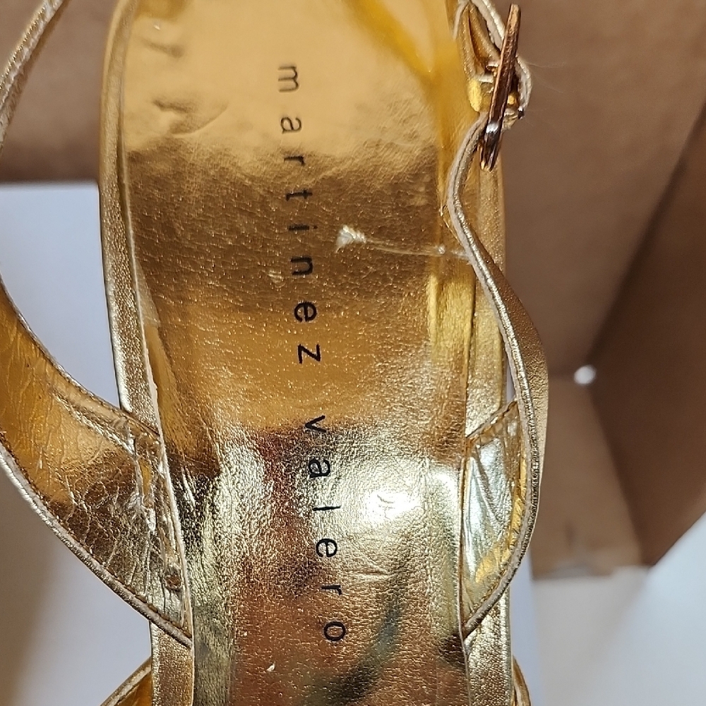 Elegant Gold and Pink Women's Shoes - Picture 7 of 7